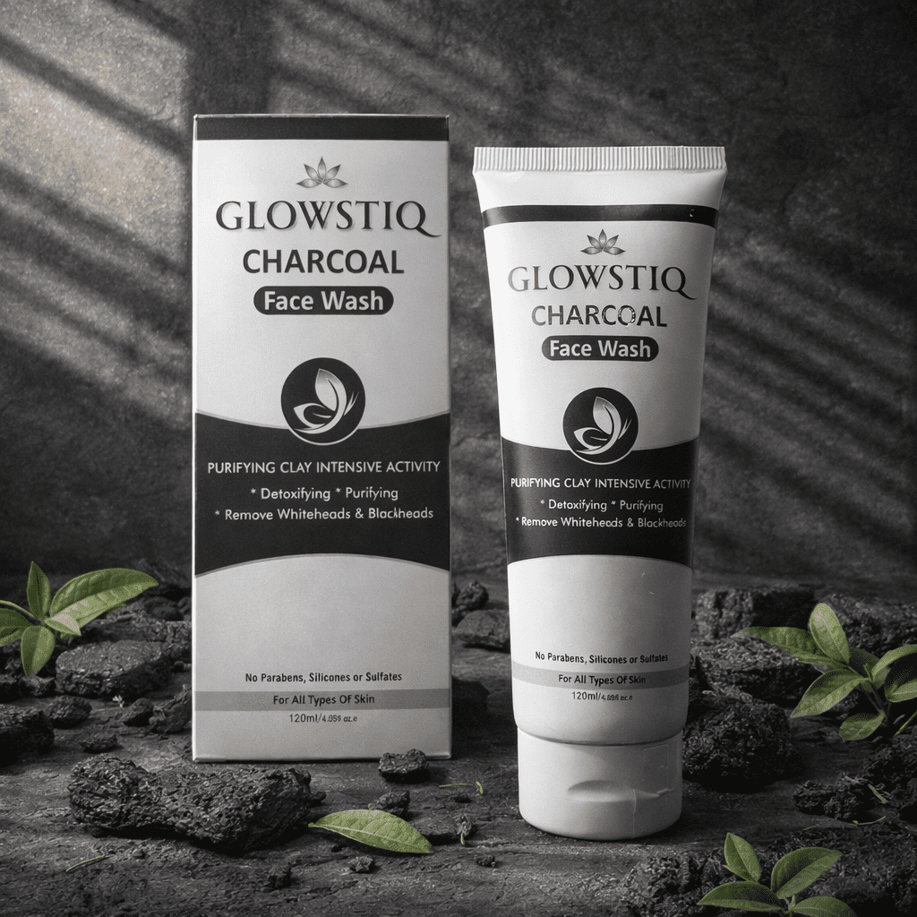 Glowstiq Charcoal Face Wash